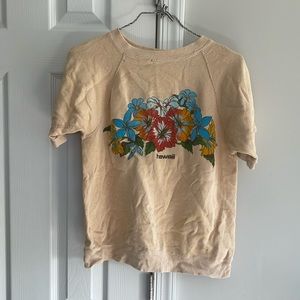 Vintage Hawaii short sleeve sweatshirt